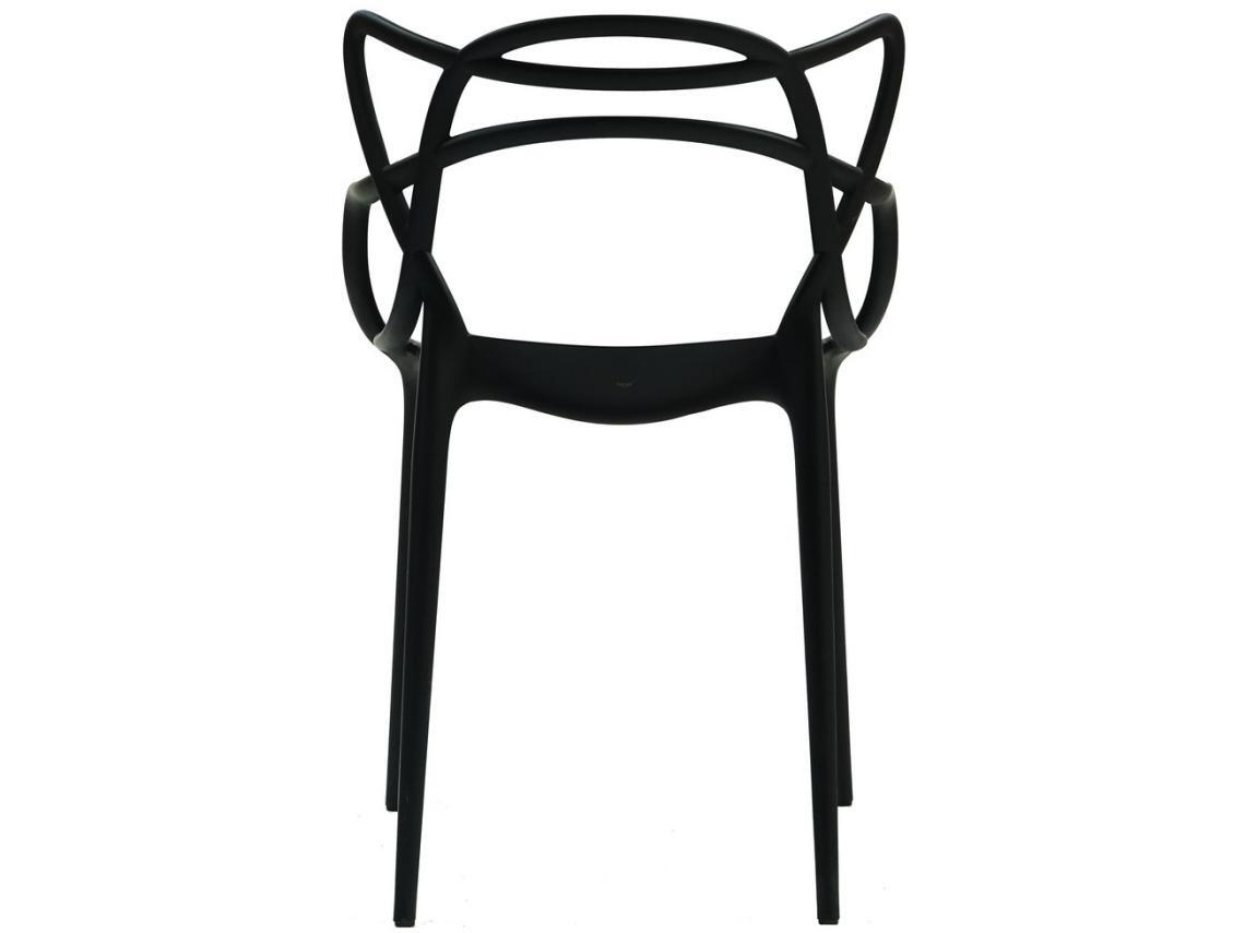 Sedia Intrecciata Nera - immagine 2